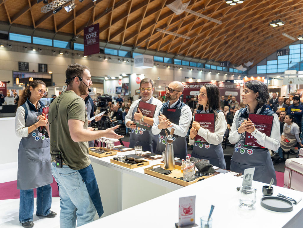 Gare Baristi SCA: Il Geisha di Mi Finquita sul Podio Italiano