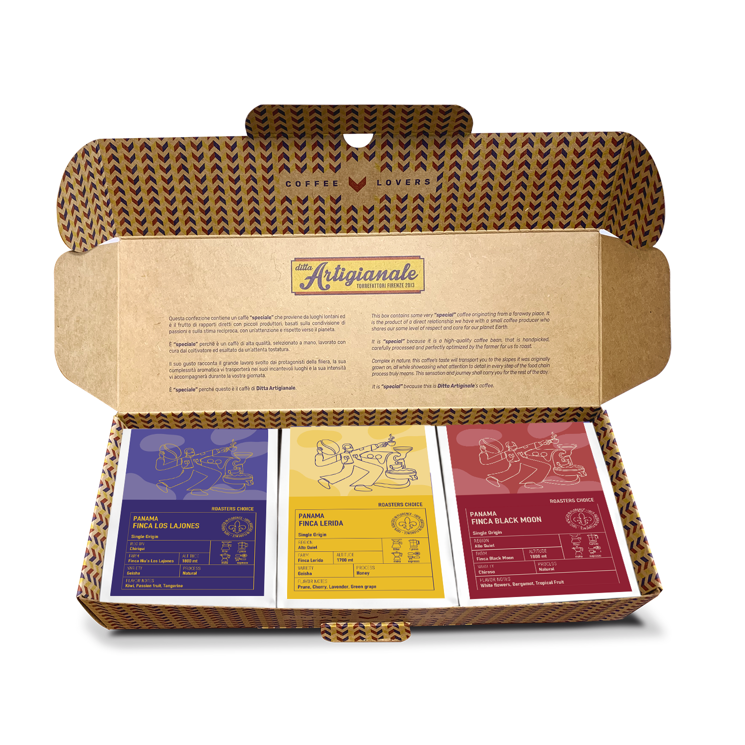 Italian Roasting Champion Box Panama Premium Selection