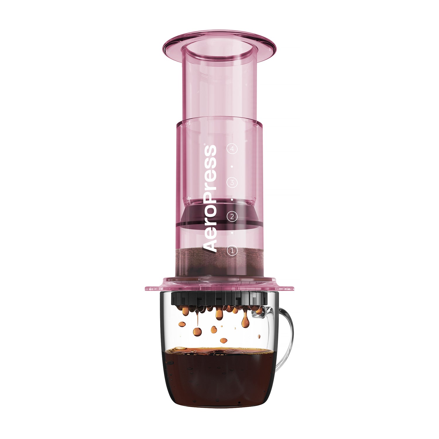 AeroPress - Clear Red Coffee Maker